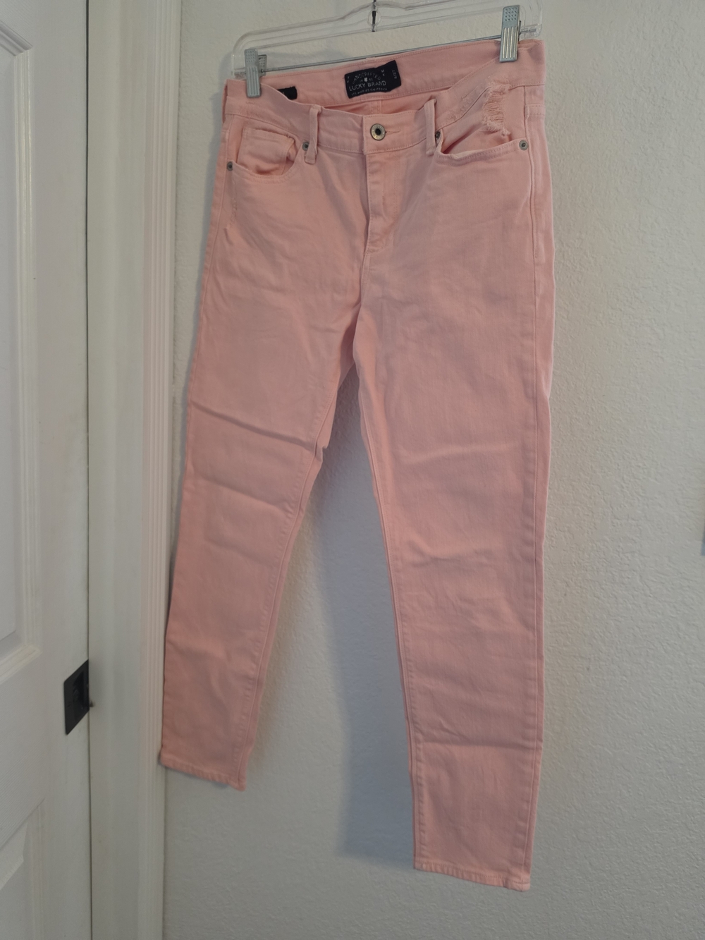 Lucky Brand Light Pink Skinny Jeans for Women
